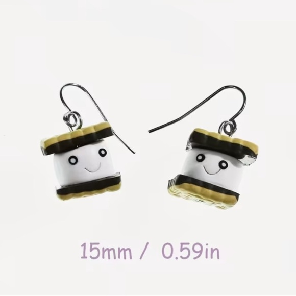 NEW Adorable S'mores Earrings - Picture 2 of 2